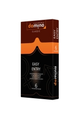 Гладкие презервативы с обильной смазкой DOMINO Easy Entry (6 шт)