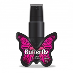 Возбуждающий клиторальный гель BUTTERFLY со ароматом вишни